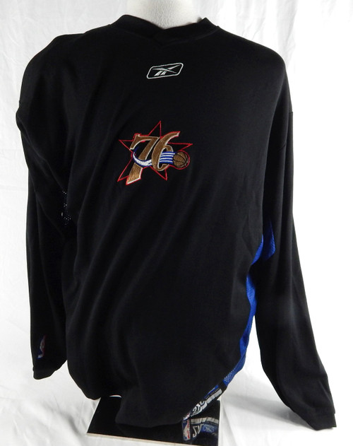 2000s Philadelphia 76ers Willie Green #33 Game Used Black Shooting Shirt 2XL 555