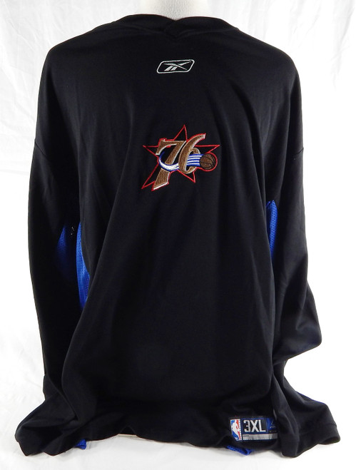 2000s Philadelphia 76ers #25 Game Used Black Shooting Shirt 3XL 805