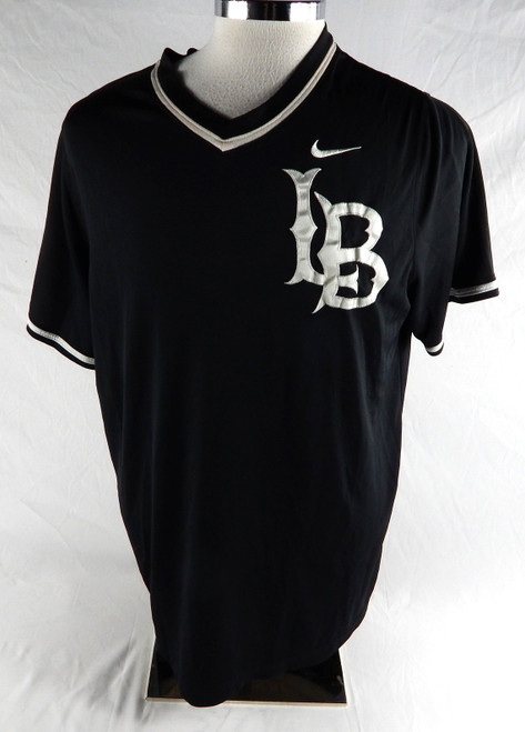 2021 Long Beach State Dirtbags #48 Game Used Black Jersey Baseball XL 633