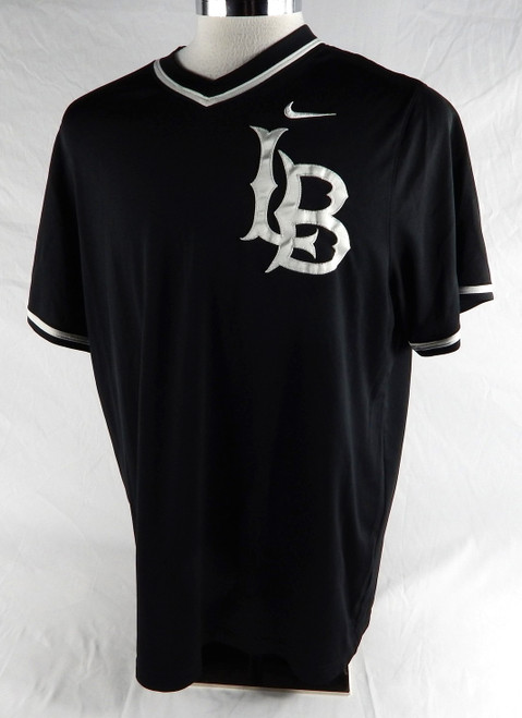 2021 Long Beach State Dirtbags #47 Game Used Black Jersey Baseball XL 638
