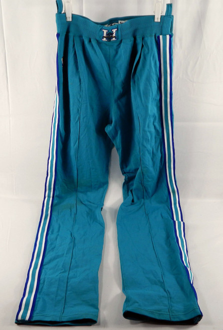 1989-90 Charlotte Hornets Game Issued Teal Warm Up Pants 38 441