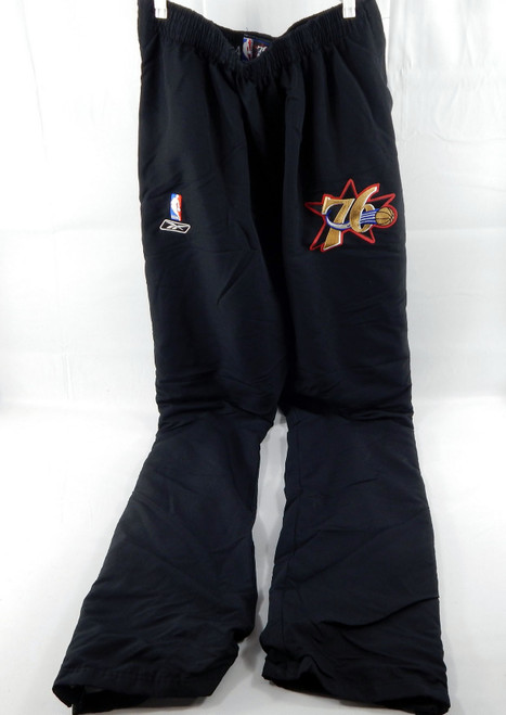 2004-05 Philadelphia 76ers #44 Game Used Black Warm Up Pants 44 761