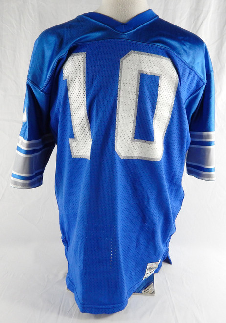 1990 Detroit Lions Troy Faunce #10 Game Issued Blue Jersey 46 116