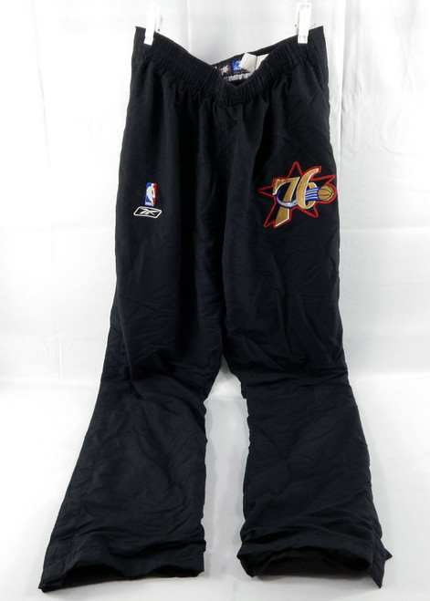 2004-05 Philadelphia 76ers Corliss Williamson #14 Game Used Black Warm Up Pants 44 766