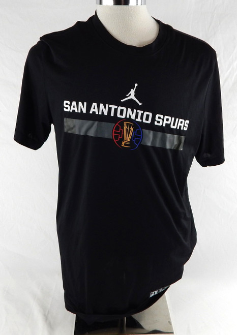 2024-25 San Antonio Spurs Blake Wesley #14 Game Used Black Shirt NBA Cup XL 787