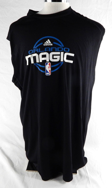 2009-10 Orlando Magic Linton Johnson #43 Game Used Black Tank Top Shirt 2XL 949