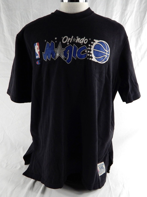 1990s Orlando Magic #5 Game Used Black Training Shirt XXL 892