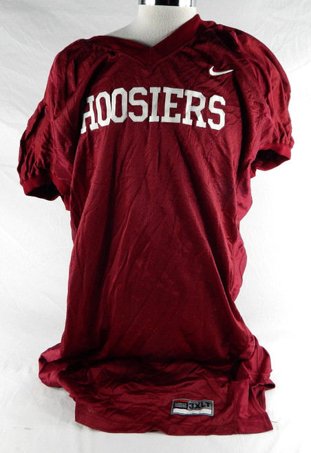 Indiana Hoosiers Blank Game Issued Red Jersey Football 3XL 196