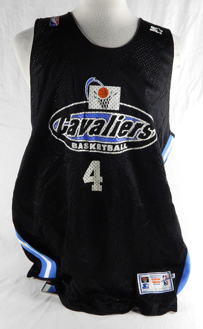 1990s Cleveland Cavaliers #4 Game Issued Black Practice Jersey XL 919