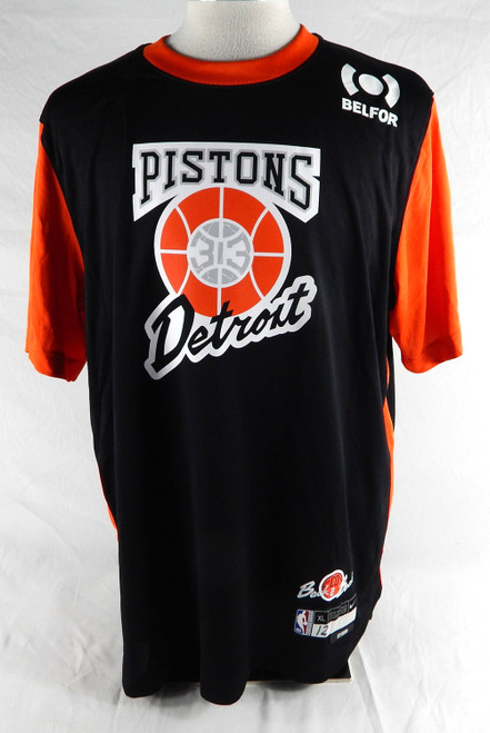 2024-25 Detroit Pistons Tobias Harris #12 Game Used Black Shoot Shirt Bad Boy 0