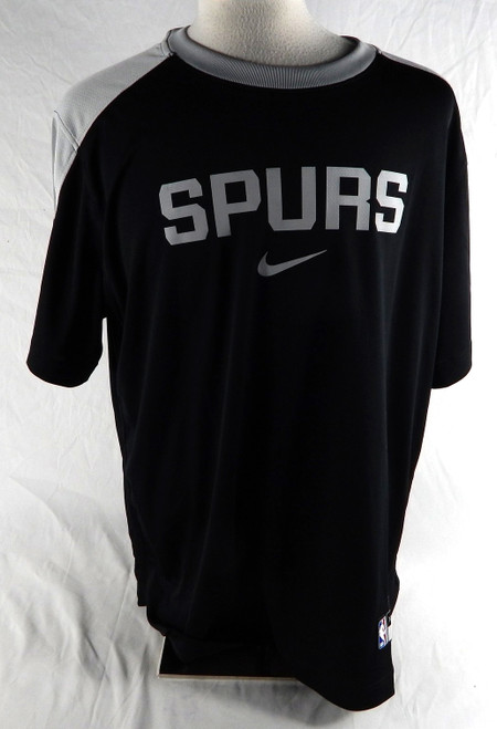 2024-25 San Antonio Spurs Sidy Cissoko #25 Game Used Black Shooting Shirt XL 773