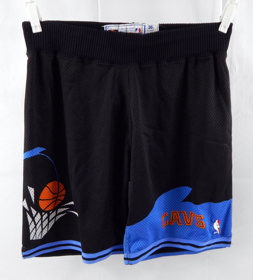 1990s Cleveland Cavaliers Game Issued Black Shorts 36 063
