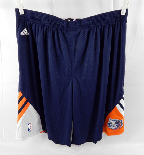 2012-13 Charlotte Bobcats Brendan Haywood #33 Game Used Navy Practice Shorts 3XL 2