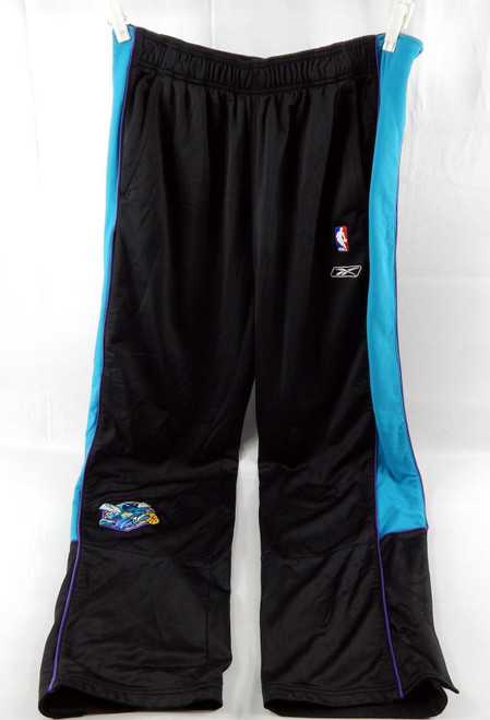 2005-06 Charlotte Hornets Linton Johnson #43 Game Used Black Warm Up Pants 2XL 2