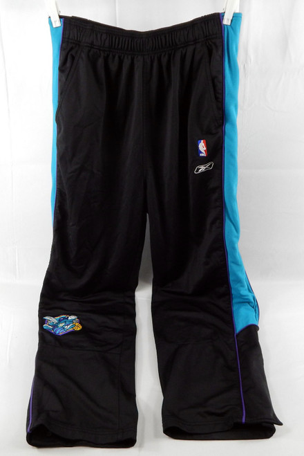 2005-06 Charlotte Hornets Kirk Snyder #1 Game Used Black Warm Up Pants 2XL 428