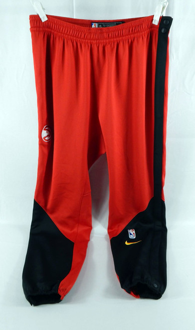 2024-25 Atlanta Hawks #0 Game Used Red Warm Up Pants XL 485