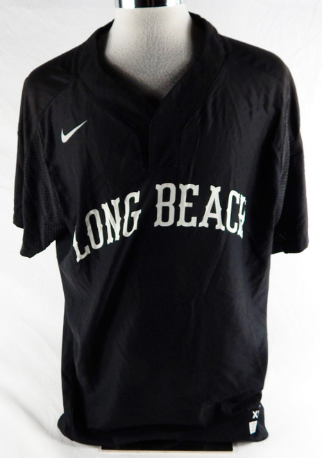 2019 Long Beach State Dirtbags #35 Game Used Black Jersey Baseball XL 581