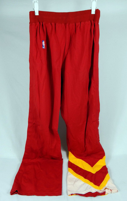 1986-87 Atlanta Hawks Kevin Willis #42 Game Used Red Warm Up Pants  825