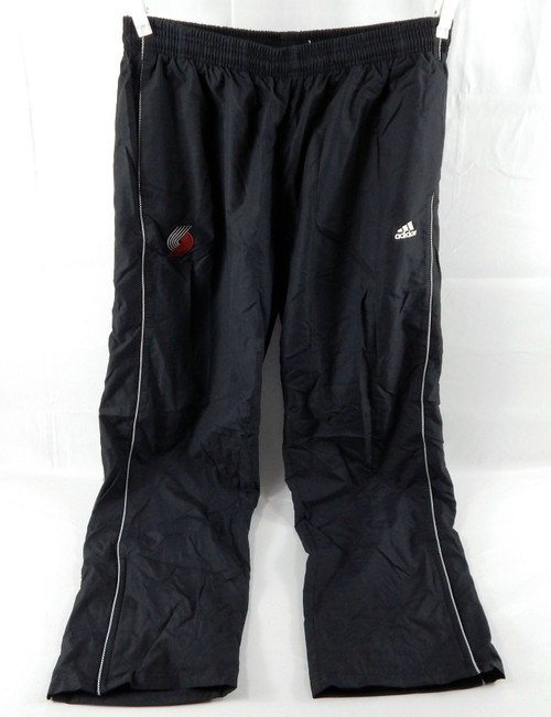 2006-07 Portland Trailblazers Team Issued Black Travel Pants XL 489