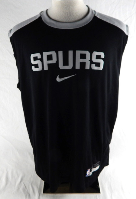 2024-25 San Antonio Spurs Keldon Johnson #0 Game Used Black Tank Top Shirt XL 72