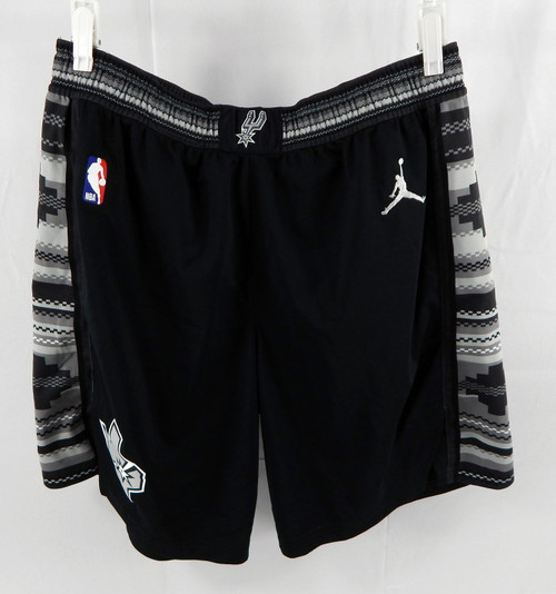 2024-25 San Antonio Spurs Harrison Barnes #40 Game Used Black Shorts Statement L