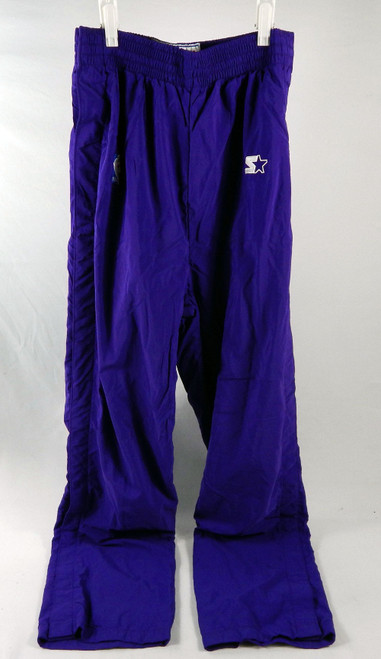 1997-98 Charlotte Hornets Vernon Maxwell #11 Game Used Purple Warm Up Pants 36 0
