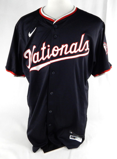 2024 Washington Nationals Zach Brzykcy #66 Game Issued Pos Used Navy Jersey 46 5
