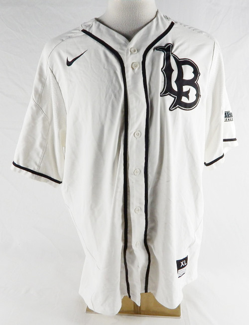 2019 Long Beach State Dirtbags  #38 Game Used White Jersey Baseball XL 235