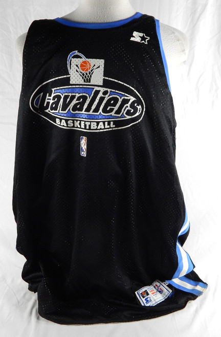 1997-98 Cleveland Cavaliers #30 Game Issued Black Practice Jersey XXL 030