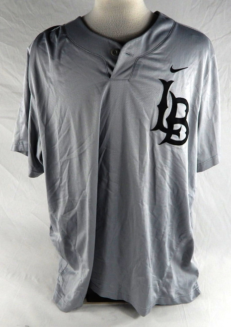 2021 Long Beach State Dirtbags #34 Game Used Grey Jersey Baseball 3XL 666