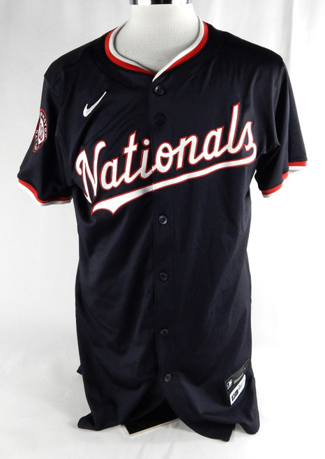 2024 Washington Nationals Victor Robles #16 Game Issued Navy Jersey 44 660