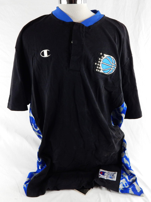1990s Orlando Magic #2 Game Used Black Shooting Shirt XXXL 662