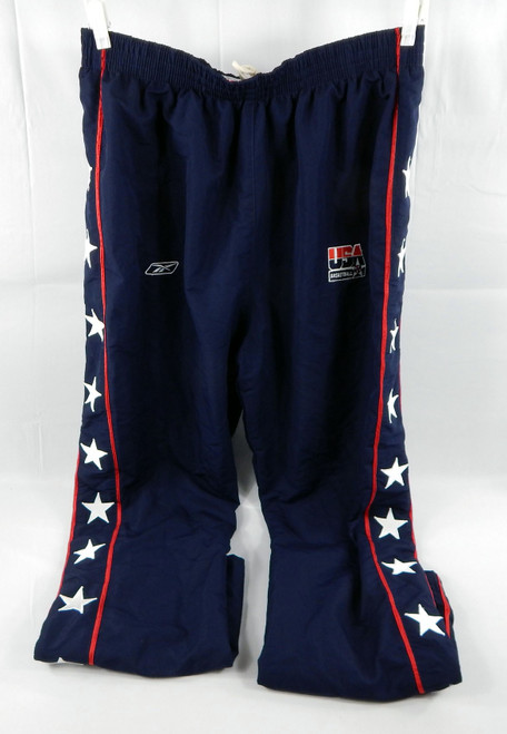 2000s Team USA Basketball Game Issued Navy Warm Up Pants 44 264