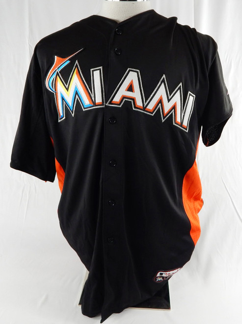 2014-16 Miami Marlins Sean Donatello #91 Game Used Black Jersey ST BP 48 051