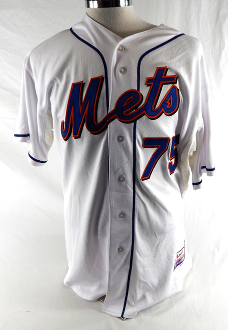 2011 New York Mets Francisco Rodriguez #75 Game Issued White Jersey 48 734