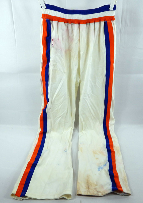 1988-89 Cleveland Cavaliers #10 Game Used White Warm Up Pants 34 296