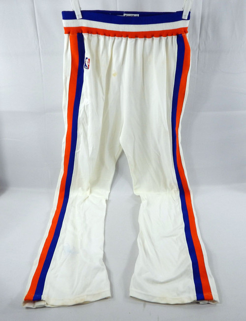 1989-90 Cleveland Cavaliers Game Issued White Warm Up Pants 38 213