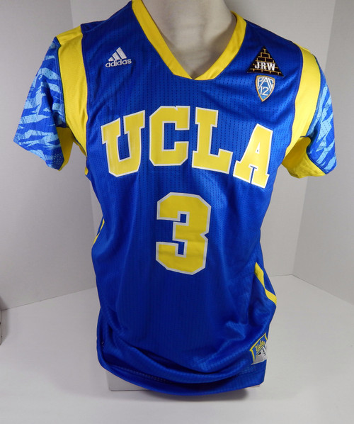 UCLA Bruins Jordan Adams #3 Game Used Blue Jersey JRW Patch 2XL+2 DP61846