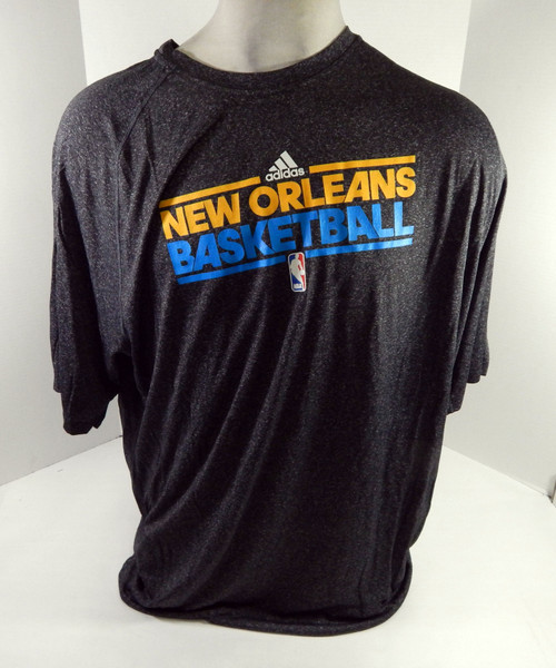 2012-13 New Orleans Hornets Team Issued Grey Training Shirt 3XLT DP64120
