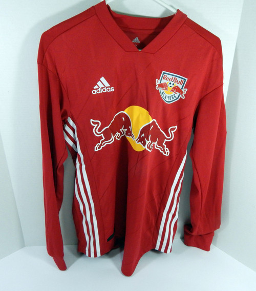 2018 New York Red Bulls Vincent Bezecourt #88 Game Used Signed Red Jersey S 60
