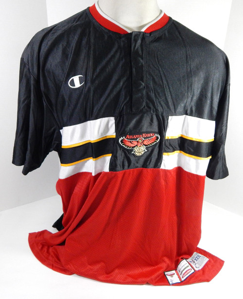 1990s Atlanta Hawks #4 Game Used Black Shooting Shirt XXXL DP62374