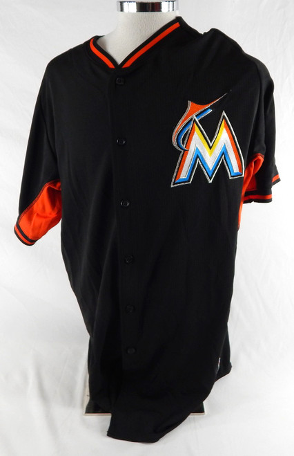 Miami Marlins Bonilla #19 Game Used Black Jersey ST BP 52 445