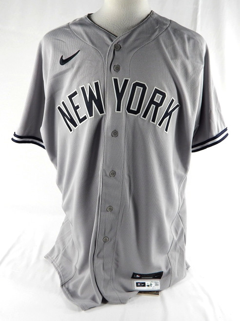 2022 New York Yankees Harrison Bader #22 Game Issued Grey Jersey 48 383