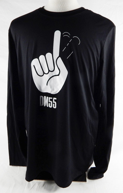 2024-25 Philadelphia 76ers Kelly Oubre Jr #9 Game Used Black Shirt Mutombo 55 T