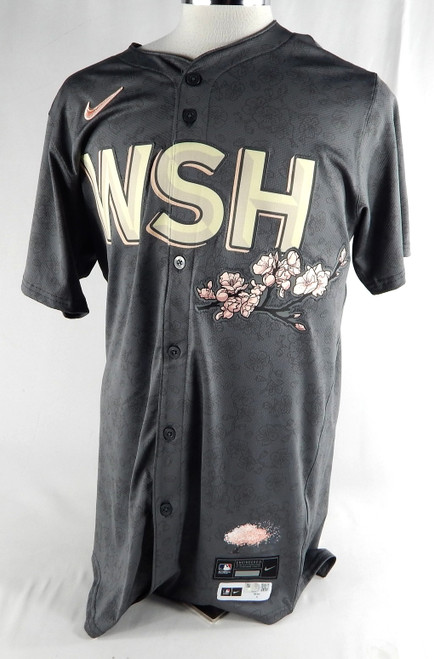 2024 Washington Nationals Thaddeus Ward #68 Game Issued Grey Jersey City Con 5