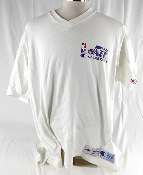 1994-95 Utah Jazz Adam Keefe #31 Game Used White Shirt XXXL 947
