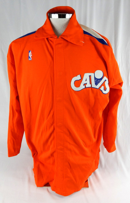 1983-87 Cleveland Cavaliers Phil Hubbard #35 Game Used Orange Warm Up Jacket 46