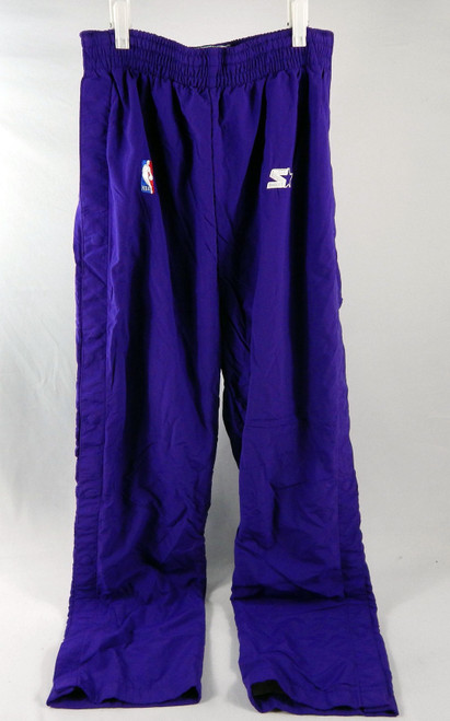 1997-98 Charlotte Hornets Corey Beck #15 Game Used Purple Warm Up Pants 36 354