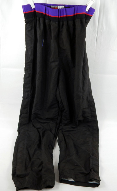 1997-98 Toronto Raptors John Wallace #44 Game Used Black Warm Up Pants 2XL 934