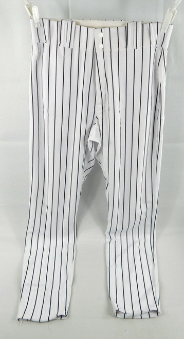 2017 New York Yankees Jacoby Ellsbury #22 Game Issued Pos Used White Pants 33 95